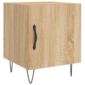 vidaXL Bedside Cabinet Sonoma Oak 40x40x50 cm Engineered Wood