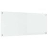 vidaXL Kitchen Backsplash Transparent 120 x 50 cm Tempered Glass