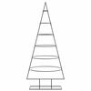 vidaXL Metal Christmas Tree for Decoration Black 150 cm