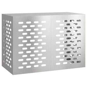 vidaXL Air Conditioner Cover Silver 100 x 50 x 70 cm Stainless steel
