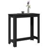 vidaXL Bar Table Black 102x50x103.5 cm Engineered Wood