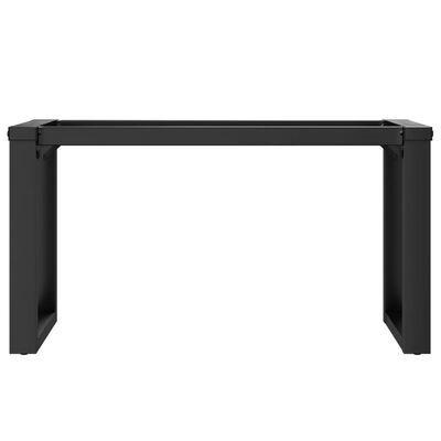 vidaXL Coffee Table Legs O-Frame 70x30x43 cm Cast Iron