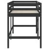vidaXL Kids' Loft Bed without Mattress with Ladder Black 80x200 cm