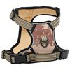 vidaXL Dog Harness with Reflective Stripes Adjustable Camouflage Brown M