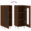 vidaXL Sideboard Brown Oak 34.5x34x90 cm Engineered Wood