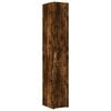 vidaXL Slim Storage Cabinet Smoked Oak 30x42.5x225 cm Engineered Wood