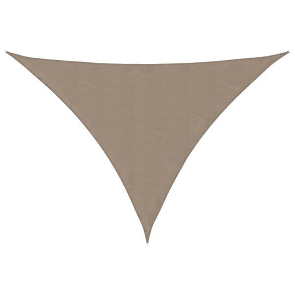vidaXL Sun Shade Sail Taupe 7x5x5 m 100% Polyester Oxford