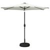 vidaXL Garden Parasol with LED Lights and Base 270 x 270 cm Polyester