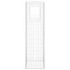 vidaXL Gabion Basket Posts 2 pcs 50x50x180 cm Iron