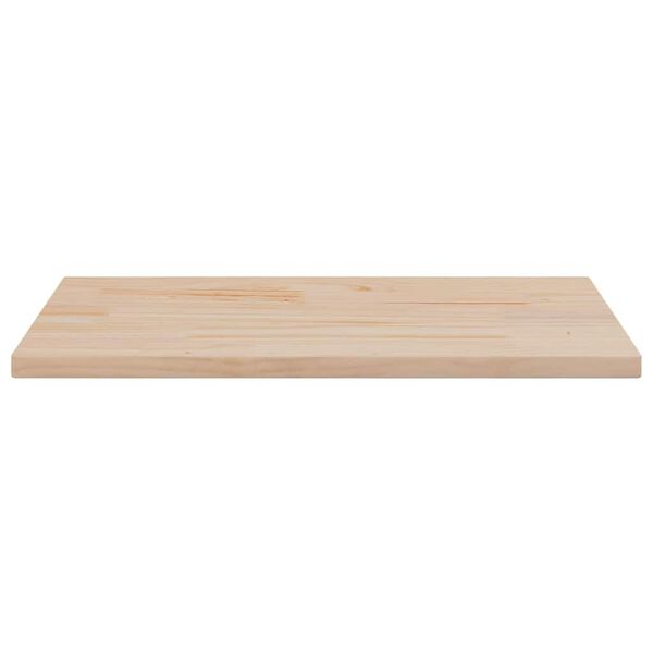 vidaXL Table Top 80x40x2.5 cm Solid Wood Pine Rectangular