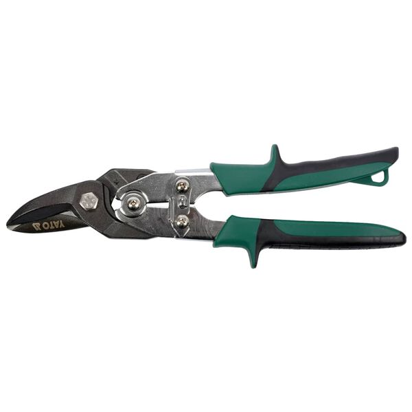 YATO Figure Tin Snips Right 260 mm Green