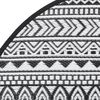vidaXL Outdoor Carpet ARAKIL Black &Oslash;160 cm PP