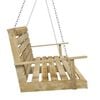vidaXL Swing Bench Impregnated Pinewood 155x65x60 cm