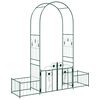 vidaXL Garden Arch Green 203 x 50 x 218 cm Steel