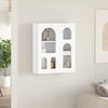 vidaXL Hanging Cabinet with Shelf High Gloss White 59 x 20 x 71.5 cm