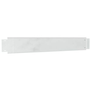 vidaxl Lawn Edging 10 pcs Grey 14 x 100 cm Steel