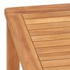 vidaXL 7 Piece Garden Dining Set 140x80 cm Solid Teak Wood