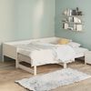 vidaXL Pull-out Day Bed without Mattress White 2x(90x190) cm