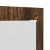 vidaXL Wall-Mounted Coat Rack Wall-mounted Smoked Oak 96 x 1.5 x 90 cm