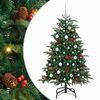 vidaXL Artificial Christmas Tree with 150 LEDs with Stand Green 150 cm
