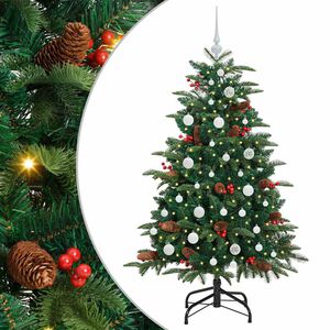 vidaXL Artificial Christmas Tree with 150 LEDs with Stand Green 150 cm