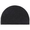vidaXL Door Mat Dark Grey Half Round 40x60 cm Tufted Coir