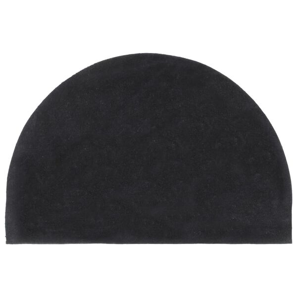 vidaXL Door Mat Dark Grey Half Round 40x60 cm Tufted Coir