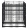 vidaXL Outdoor Dog Kennel Steel 5.53 m²