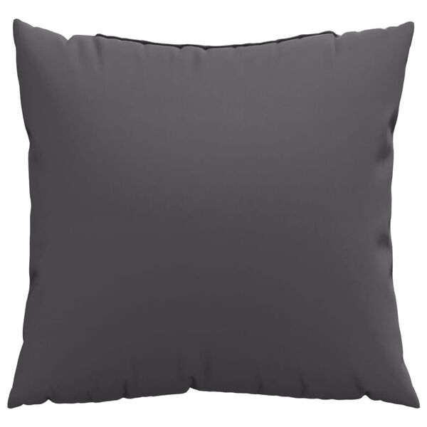 vidaXL Sofa Cushions 4 pcs Anthracite 50x50 cm Fabric