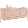 vidaXL TV Cabinet Pink 100.5x39x50.5 cm Steel
