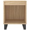 vidaXL Bedside Cabinets 2 pcs Sonoma Oak 40x35x50 cm Engineered Wood