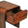 vidaXL Nightstand 41.5x42x52 cm Solid Acacia Wood