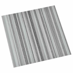 vidaXL Self-adhesive Flooring Planks Grey and Black 30.5 x 30.5 cm