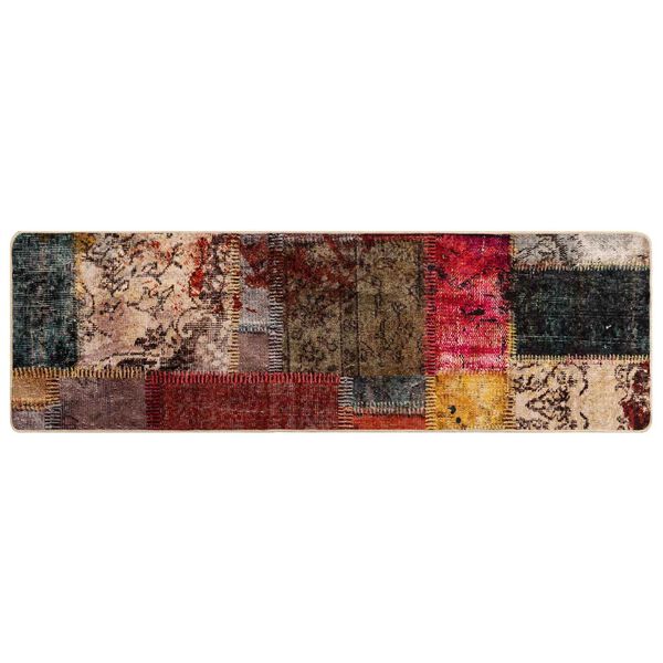 vidaXL Rug Runner MARSA Multicolour 150 x 50 cm Polyester and PVC