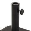 vidaXL Parasol Base Black Concrete Square 12 kg