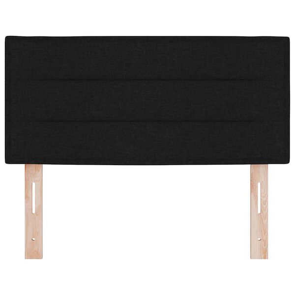 vidaXL Headboard with Headboard Black 100 cm Faux Leather