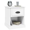 vidaXL Bedside Cabinets 2 pcs White 39x39x47.5 cm Engineered Wood