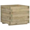 vidaXL Raised Bed 50x50x40 cm Wood Square