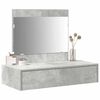 vidaXL Dressing Table with Drawer Grey 83 x 40 x 70 cm Engineered Wood