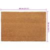 vidaXL Door Mat Natural 50x80 cm Tufted Coir