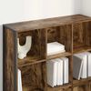 vidaXL Book Cabinet 2 pcs Smoke Oak 99.5 x 30 x 108 cm Engineered Wood