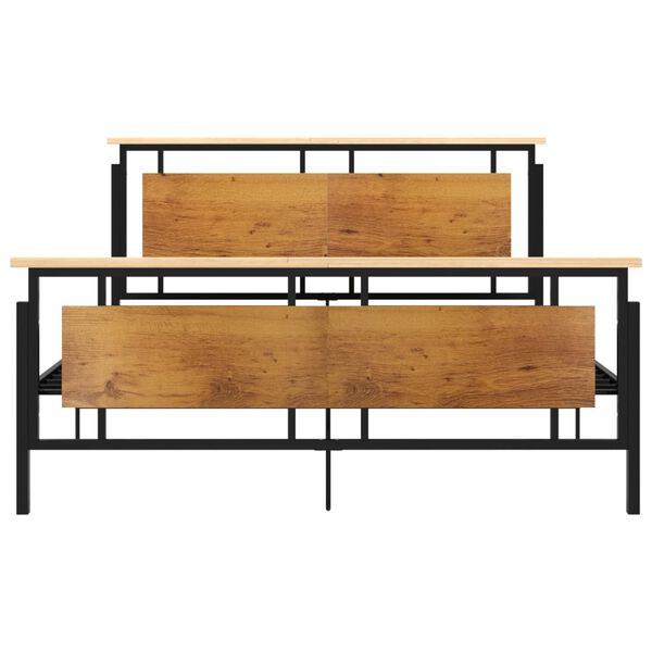 vidaXL Bed Frame without Mattress Metal 160x200 cm