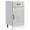 vidaXL Kitchen Base Cabinet Lucca Concrete Grey Engineered Wood