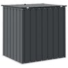 vidaXL Garden Storage Box Black 101.5 x 82 x 100 cm Steel