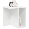 vidaXL End Table White 37 x 32 x 40 cm Engineered Wood