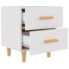 vidaXL Bed Cabinet White 40x35x47.5 cm