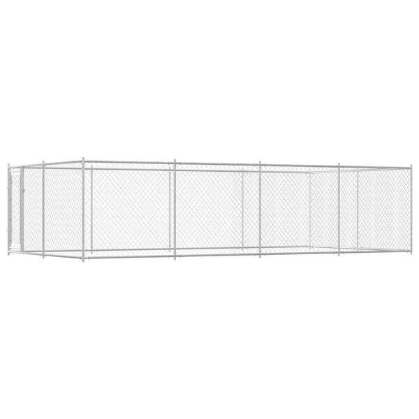 vidaXL Outdoor Dog Kennel 7.6x3.8x1.9 m