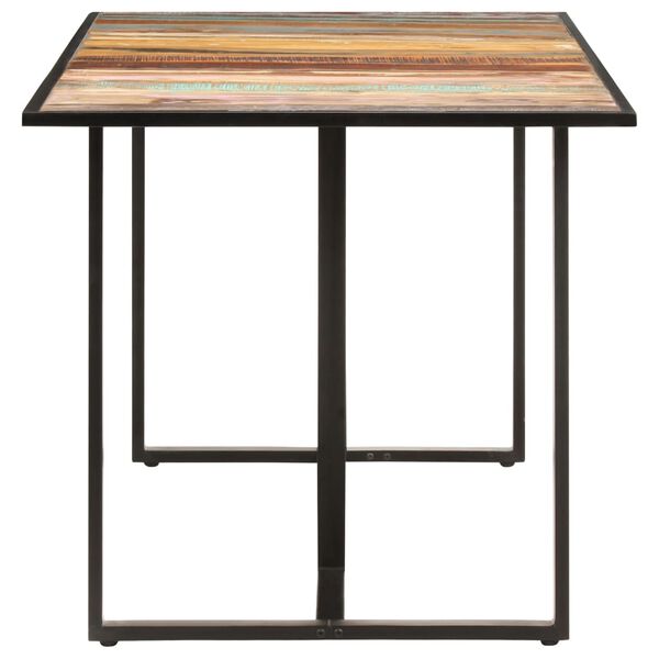 vidaXL Dining Table 160 cm Solid Reclaimed Wood