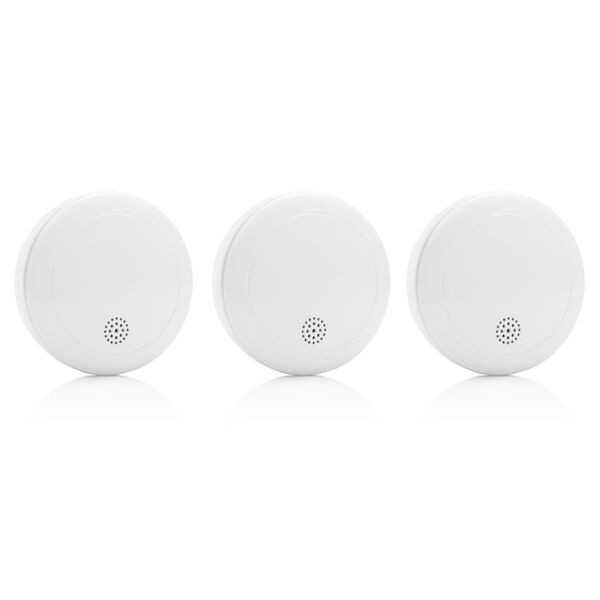 Smartwares Smoke Alarms 3 pcs 10,6x10,6x3,6 cm White