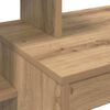 vidaXL Desk with Shelf Artisan Oak 100 x 40 x 90 cm Engineered Wood
